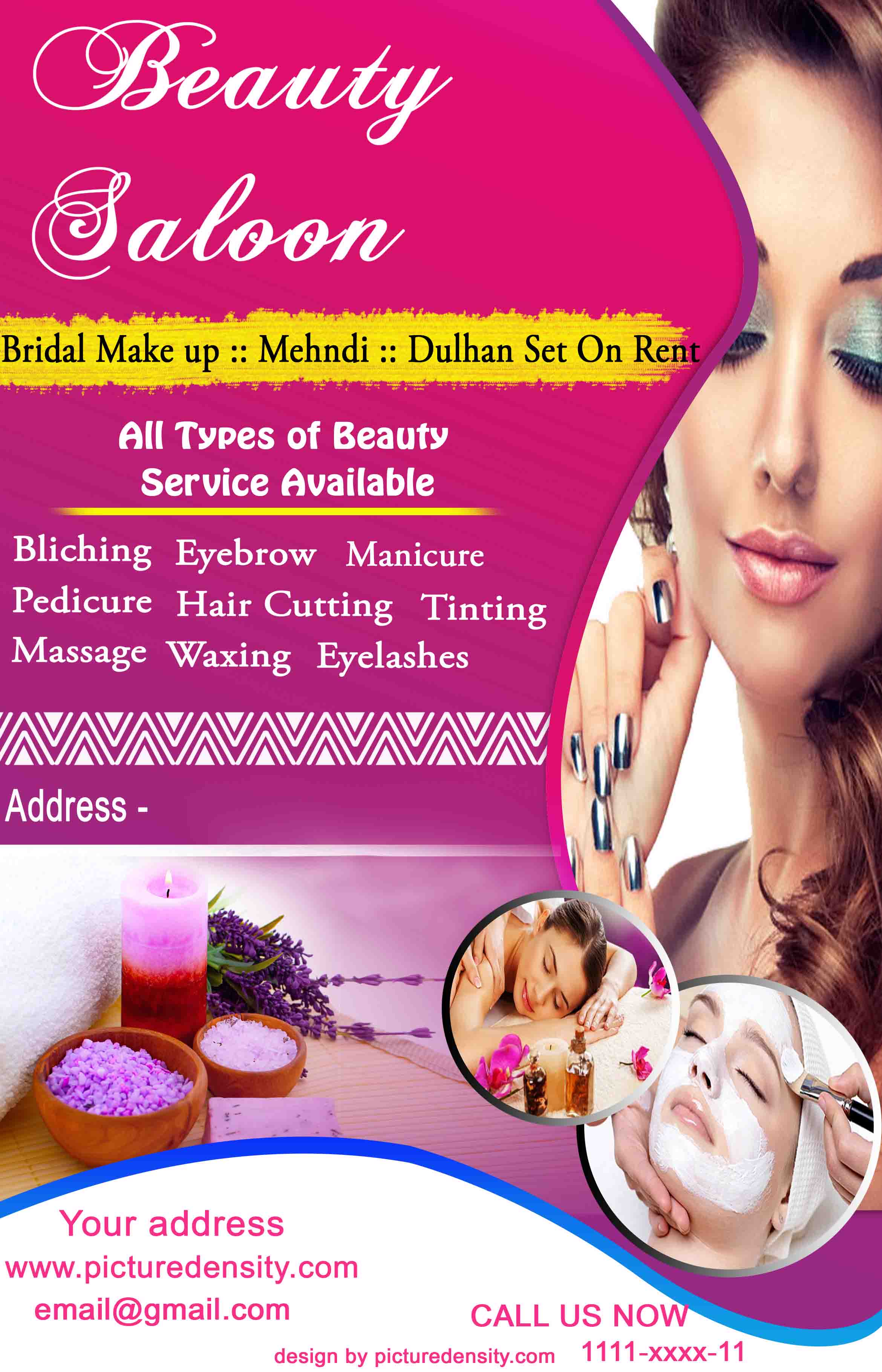  Beauty  salon  banner  Picture Density