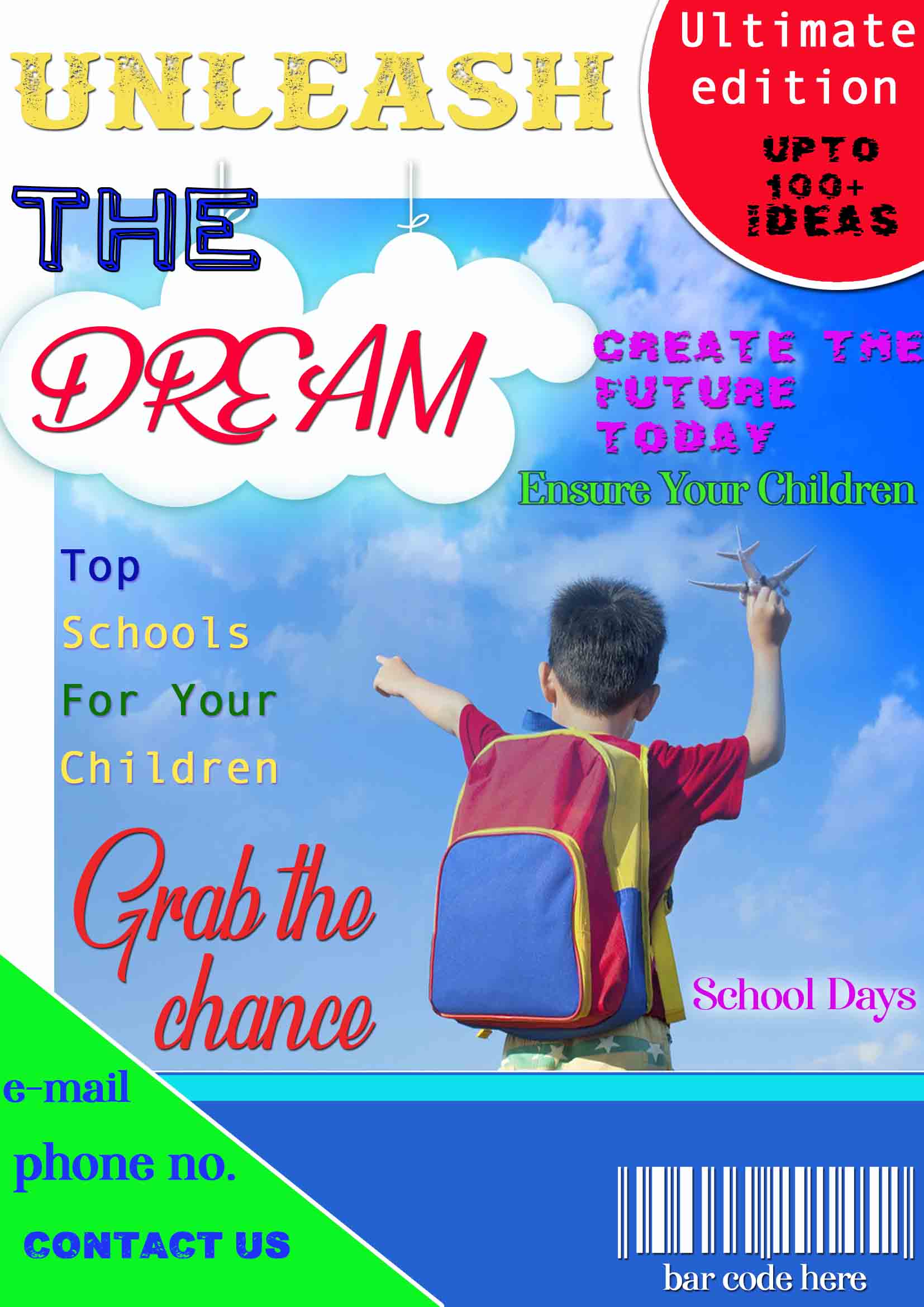 Indian School Magazine Cover Ideas