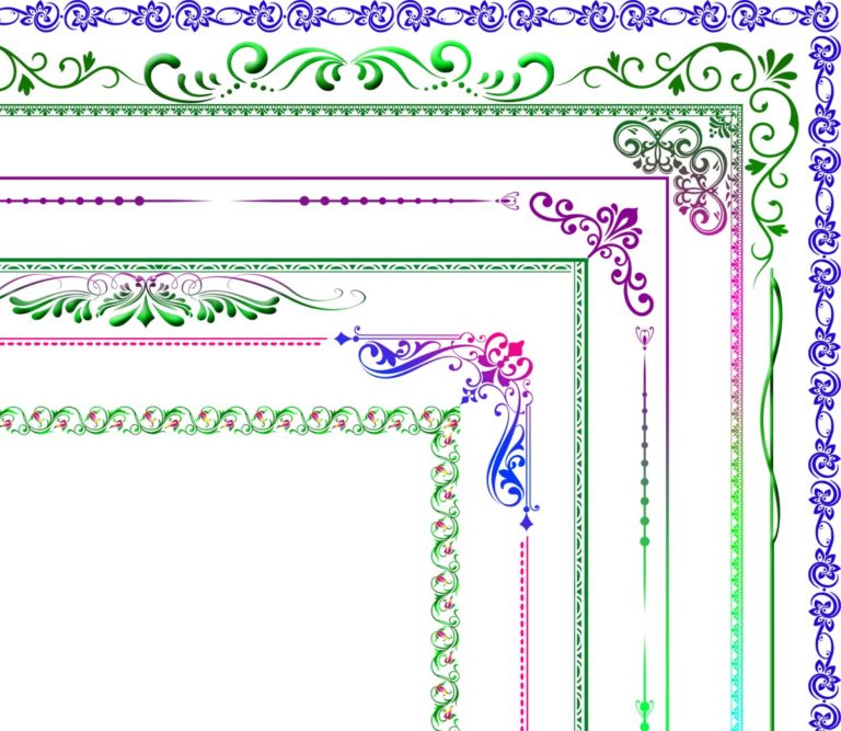 Border Design png 3 in one pack » Picturedensity