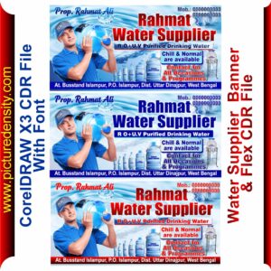 Water Supplier Banner & Flex CDR File