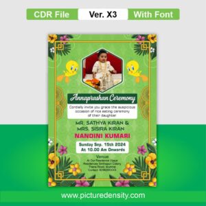 Annaprashan Card CDR File